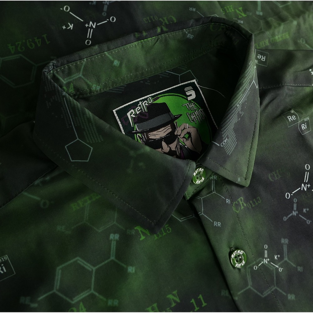Retro Rifle‎ The Chemist Shirt Mens S Breaking Bad Heisenberg Chemistry Tactical